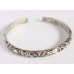 Bracelet carved deep solid