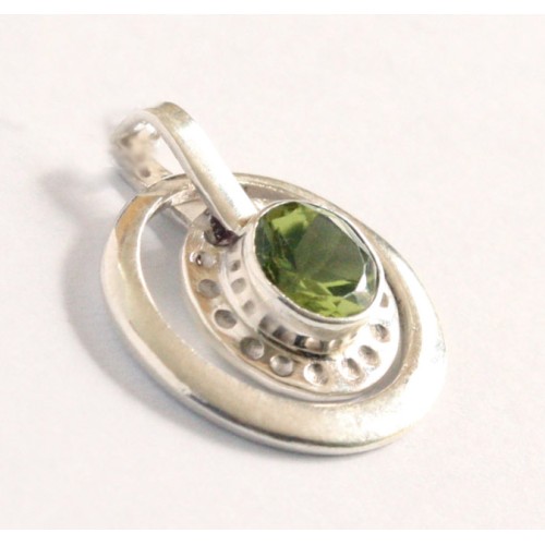 Nepalese handmade silver pendant