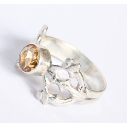 Nepalese handmade silver dorjee ring