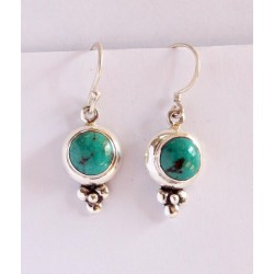 Earring plain half gole