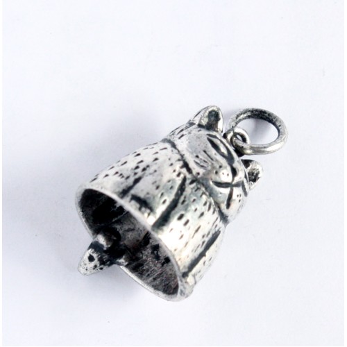 Pendant cat bell w/mouse